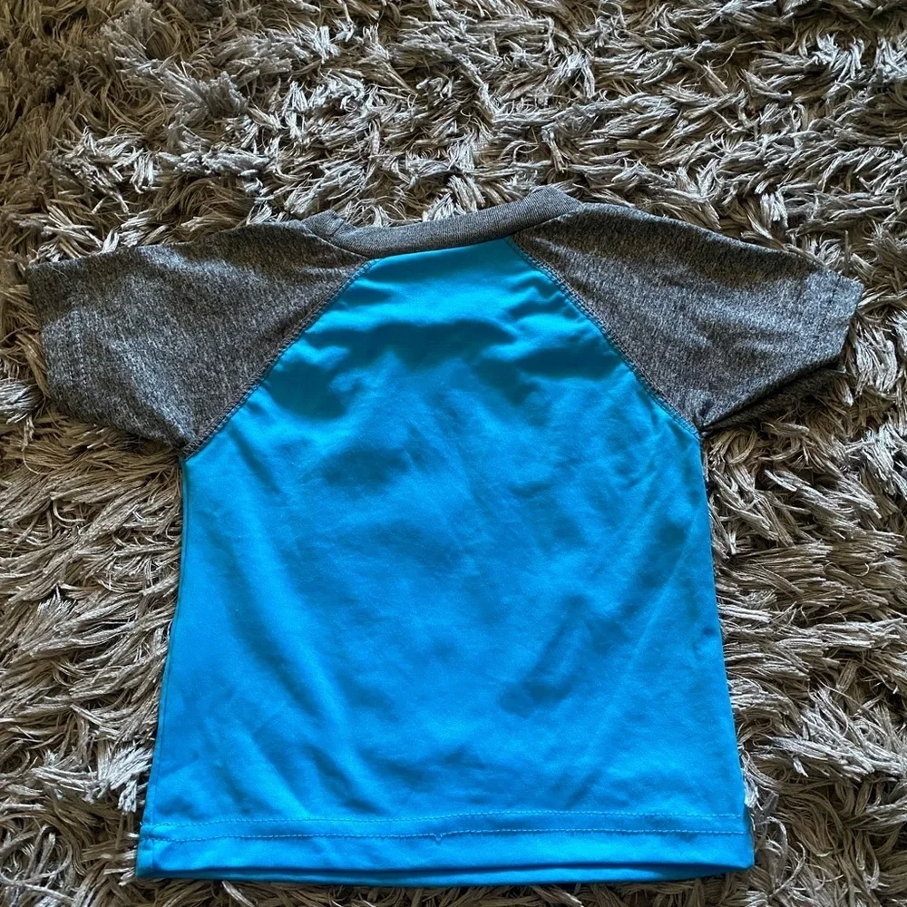 U.S. Polo Assn. Blue and Gray Kids Shirt 12M